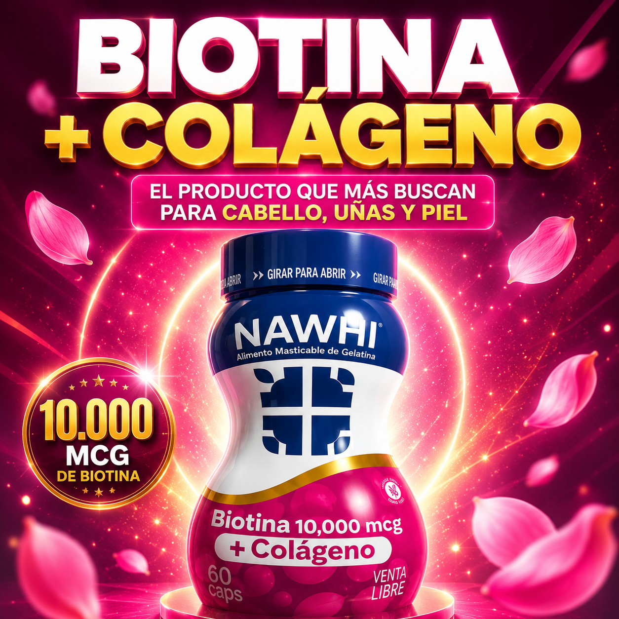 BIOTINA + COLAGENO NAWHI